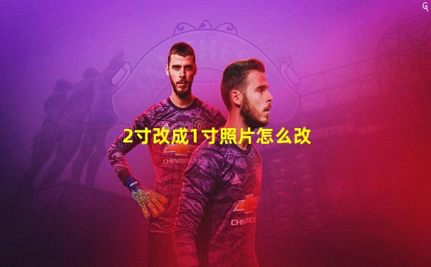 2寸改成1寸照片怎么改