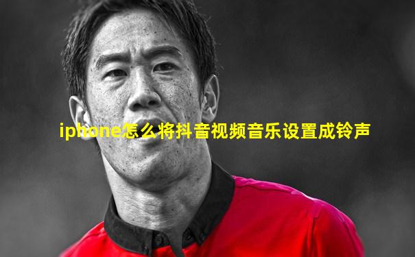 iphone怎么将抖音视频音乐设置成铃声