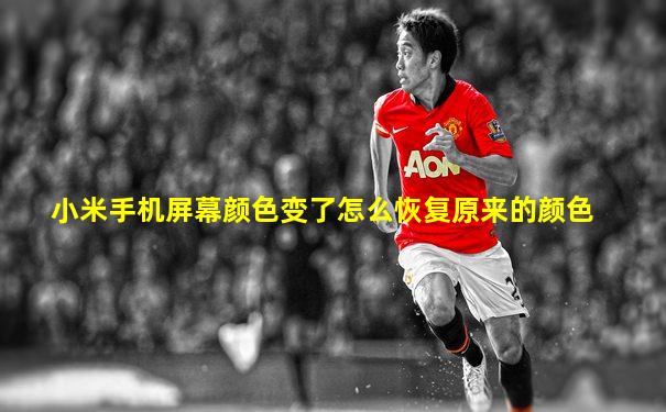 小米手机屏幕颜色变了怎么恢复原来的颜色