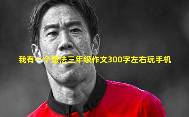 我有一个想法三年级作文300字左右玩手机